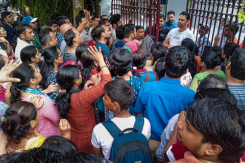 Parents protest over minor's assault in Noida school